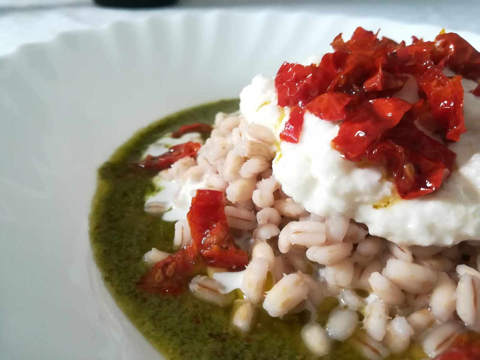 Orzo perlato con pesto
