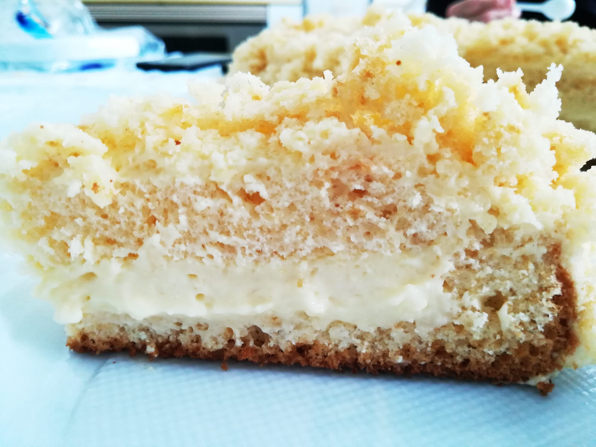 pezzo di Torta Mimosa